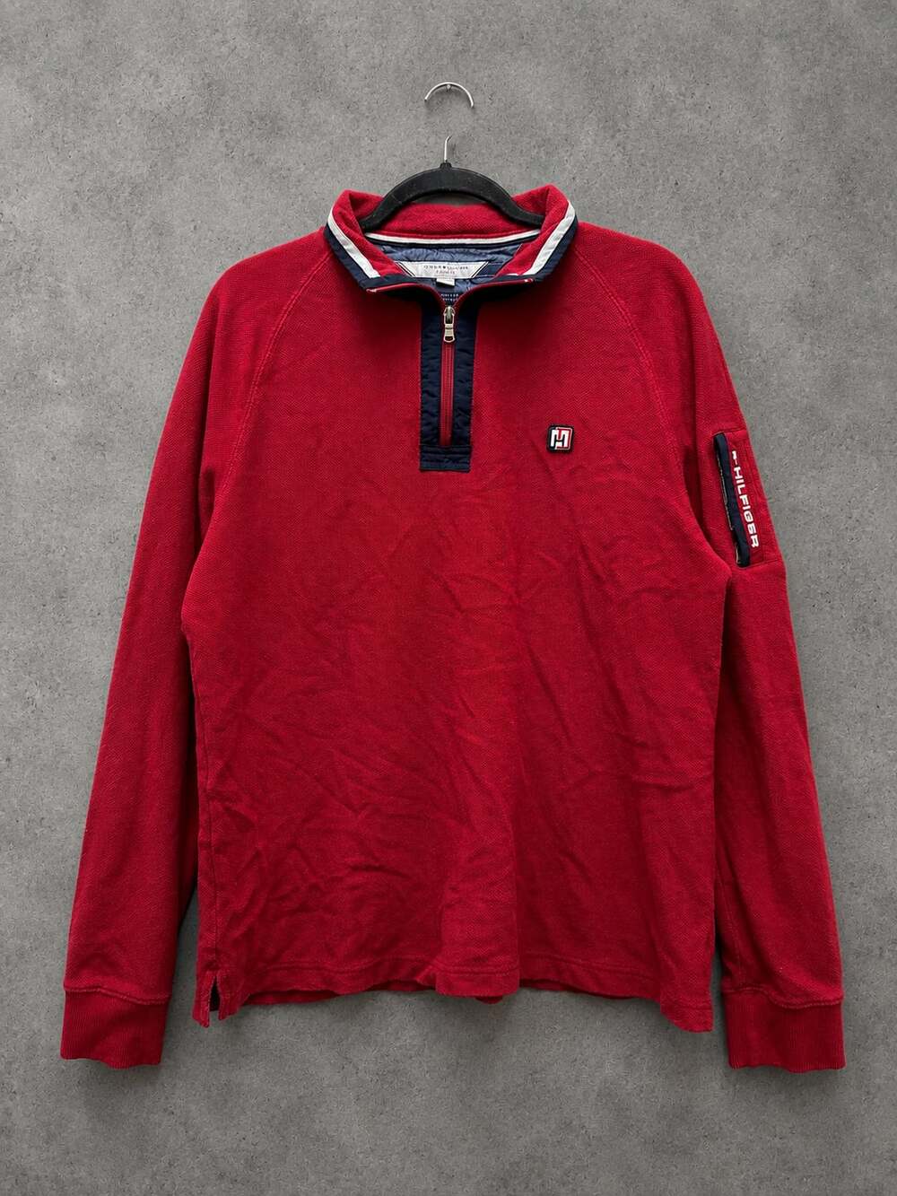 Tommy Hilfiger Athlete Classic Fit Quarter Zip Pullover Sweater
